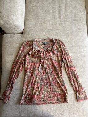 Vintage 90’s LRL Lauren Jean Co blouse top